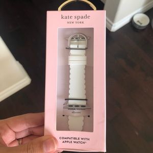 White Kate Spade Apple Watch Strap